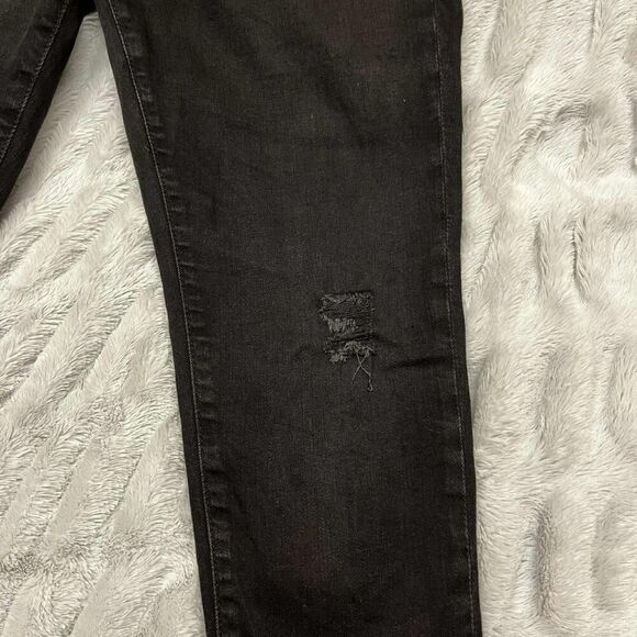 Adriano Goldschmied Jeans Womens 28R Black The Middi Ankle Mid Rise Denim - Picture 5 of 14